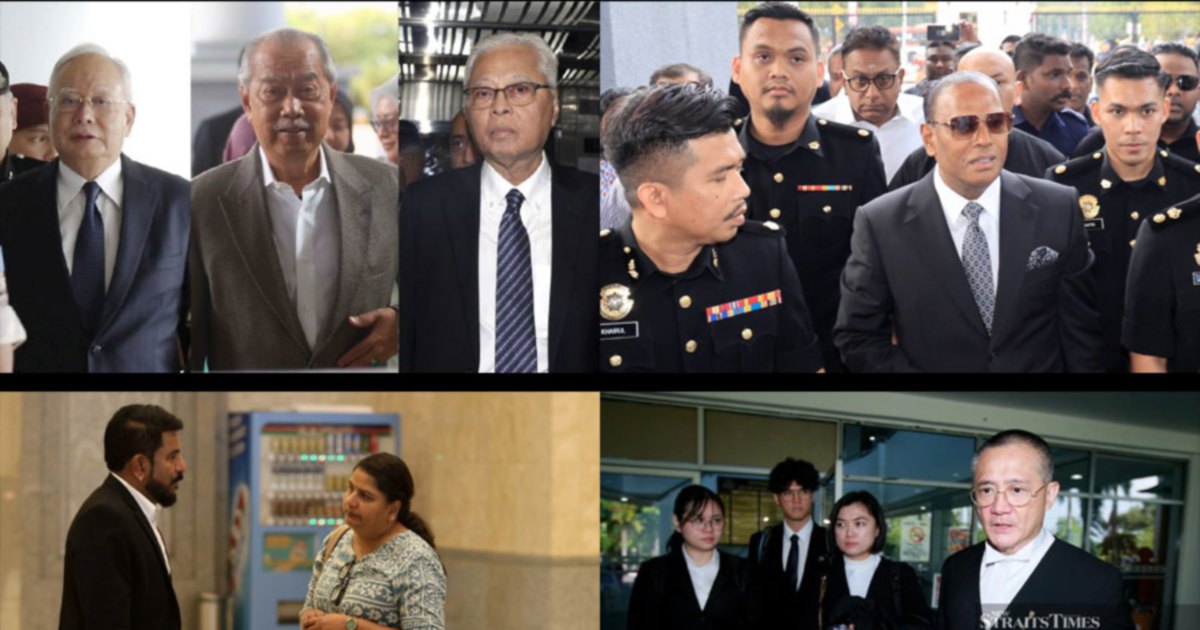 High-profile legal battles dominate Malaysian courts as three former prime ministers face scrutiny