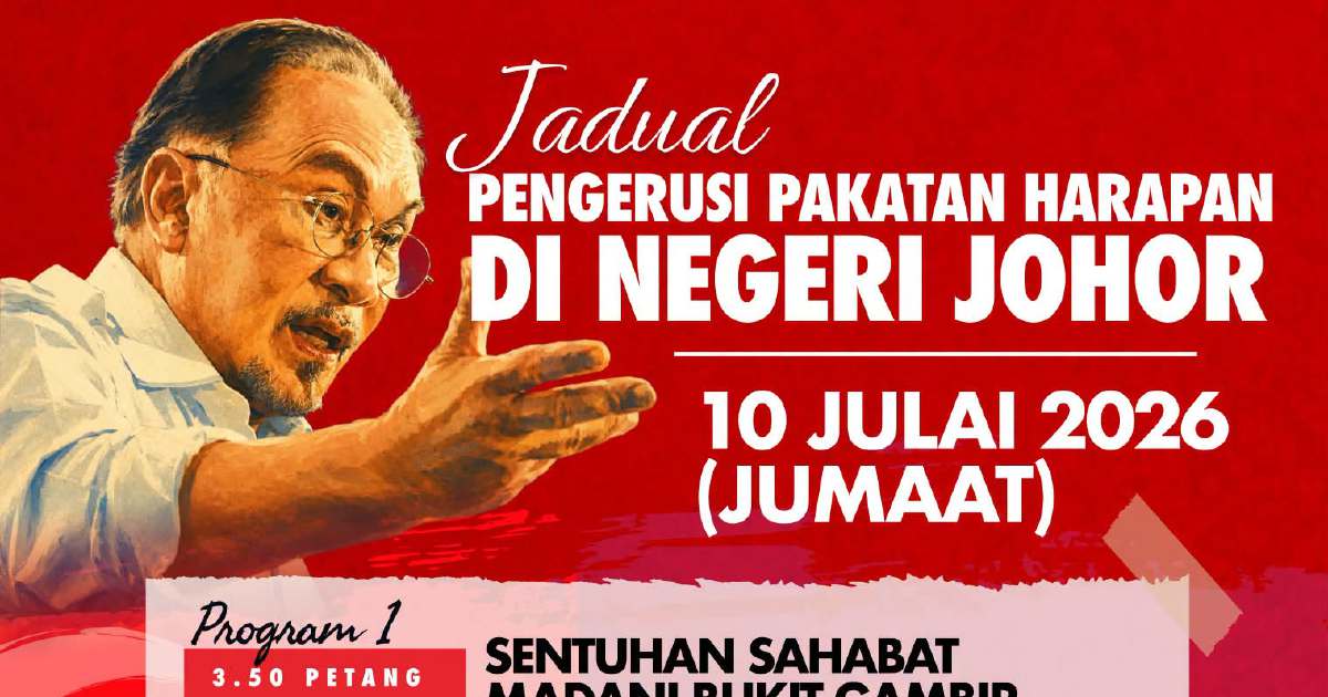 Anwar makes final push for Pakatan Harapan support in Johor as polls near