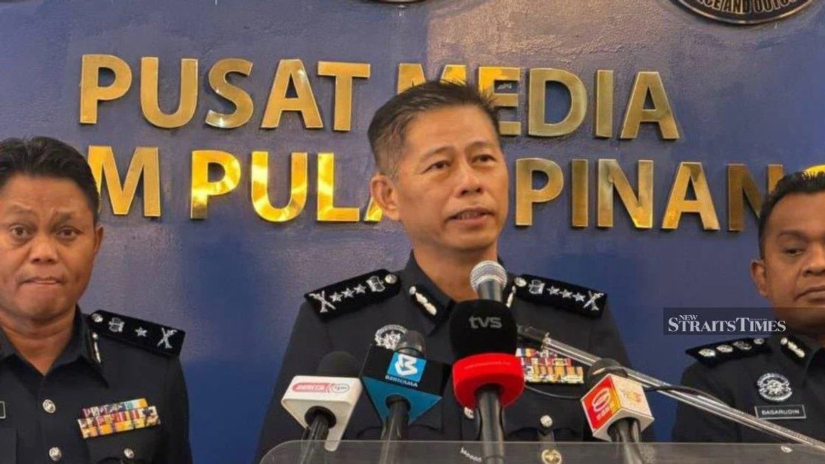 Major Liquid Methamphetamine Ring Dismantled in Penang; Drugs Worth Over RM450,000 Seized