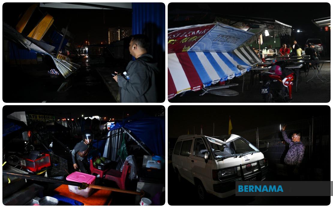 Severe Storm Devastates Kuching Night Market, Forcing Closure and Leaving Hundreds in Financial Distress