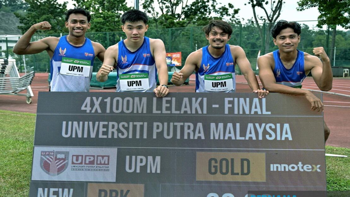 Aliff Iman Leads UPM Relay Team To Historic SUKIPT 4x100m Gold With Sub-40 Second Breakthrough