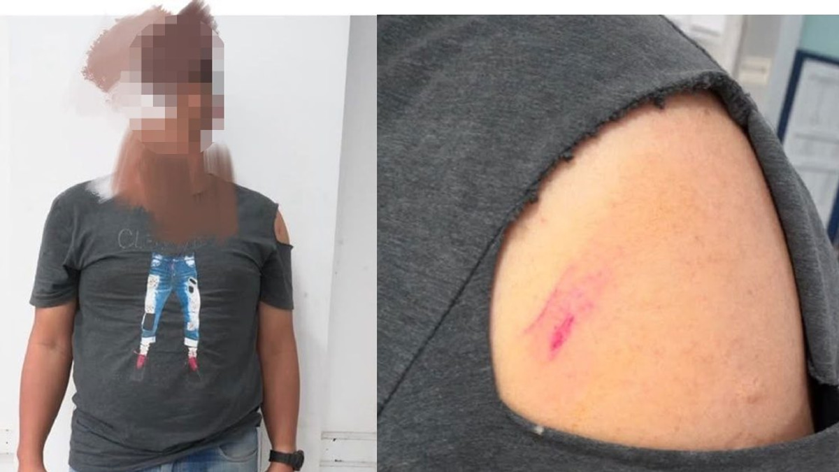 Man arrested after brandishing parang and threatening officers during police raid in Jeli