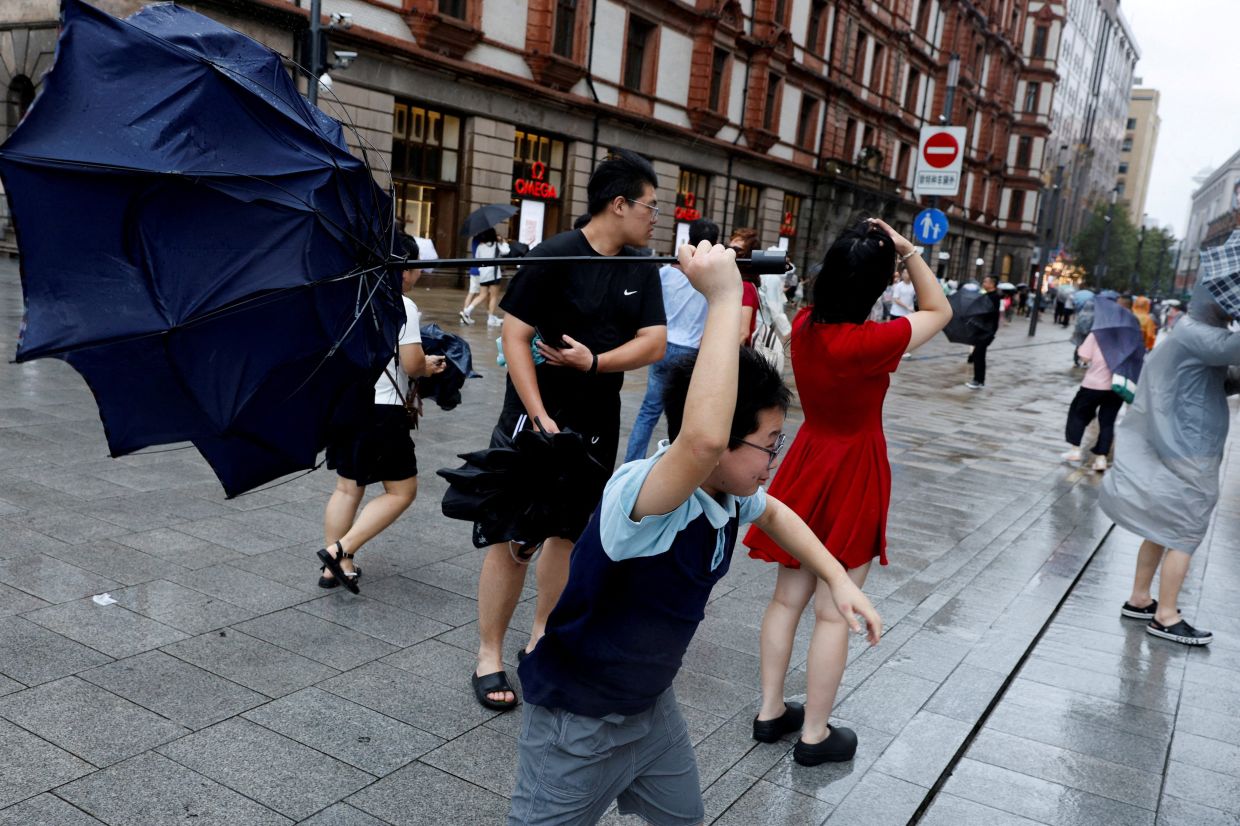Typhoon Dolphin Batters Eastern China After Widespread Disruptions Across Region
