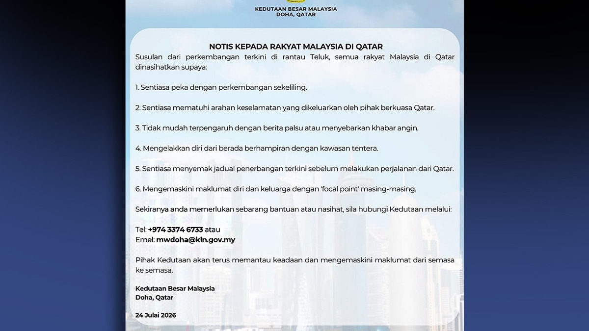 Malaysia Urges Citizens in Qatar to Heed Security Guidelines Amid Regional Tensions