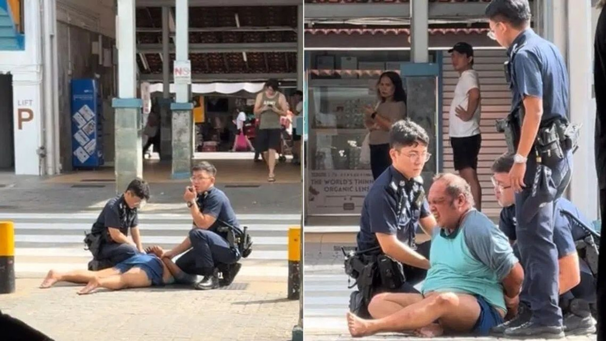 Man arrested in Singapore's Toa Payoh for obscene conduct and assaulting police officer