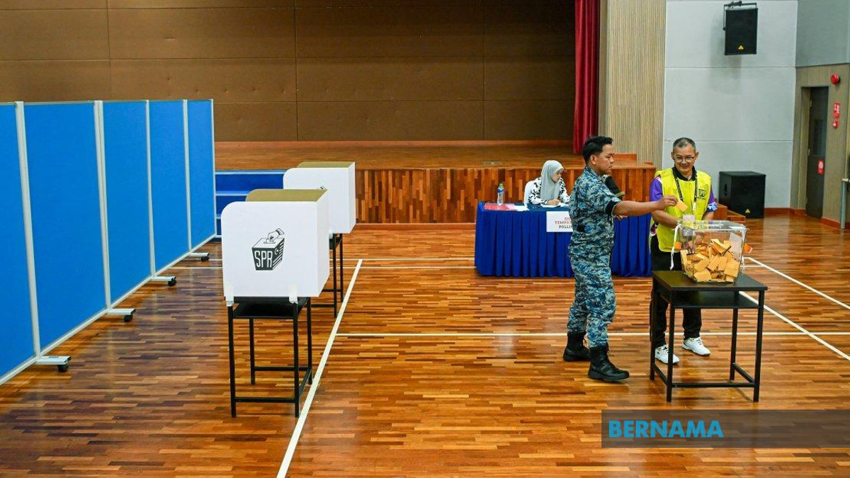 Negeri Sembilan Early Polling Winds Down as Security Forces Complete Voting