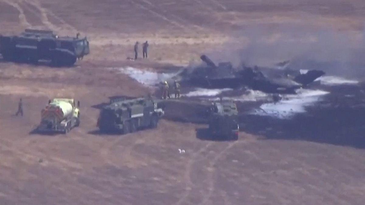 US Marine F-35B Fighter Jet Crashes Near San Diego Base; Pilot Safely Ejected
