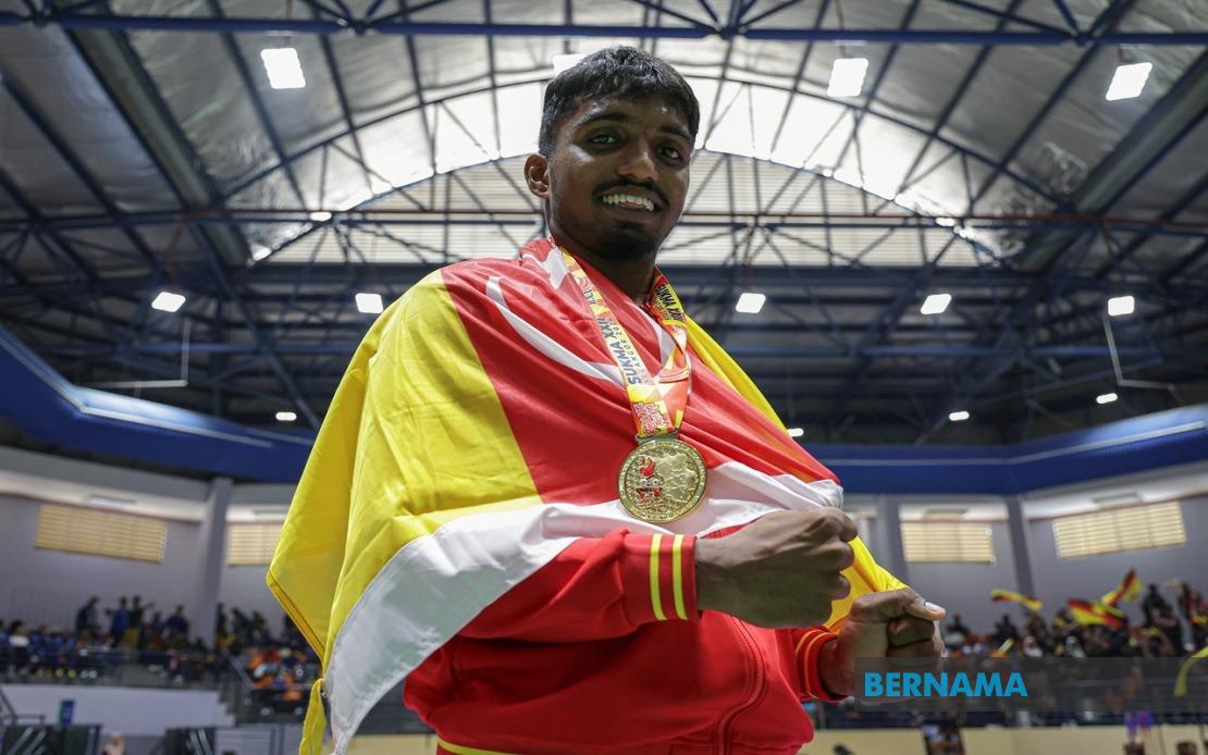 Mahendran Makes History With Triple Gold at Selangor 2026 SUKMA Despite Gruelling Work Schedule