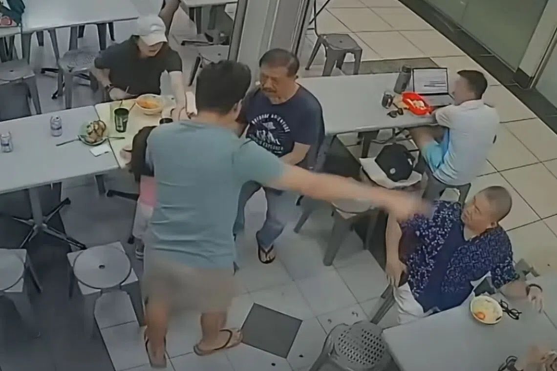 Singapore Police Investigate Incident After Elderly Man Pushed to Ground for Patting Child's Head