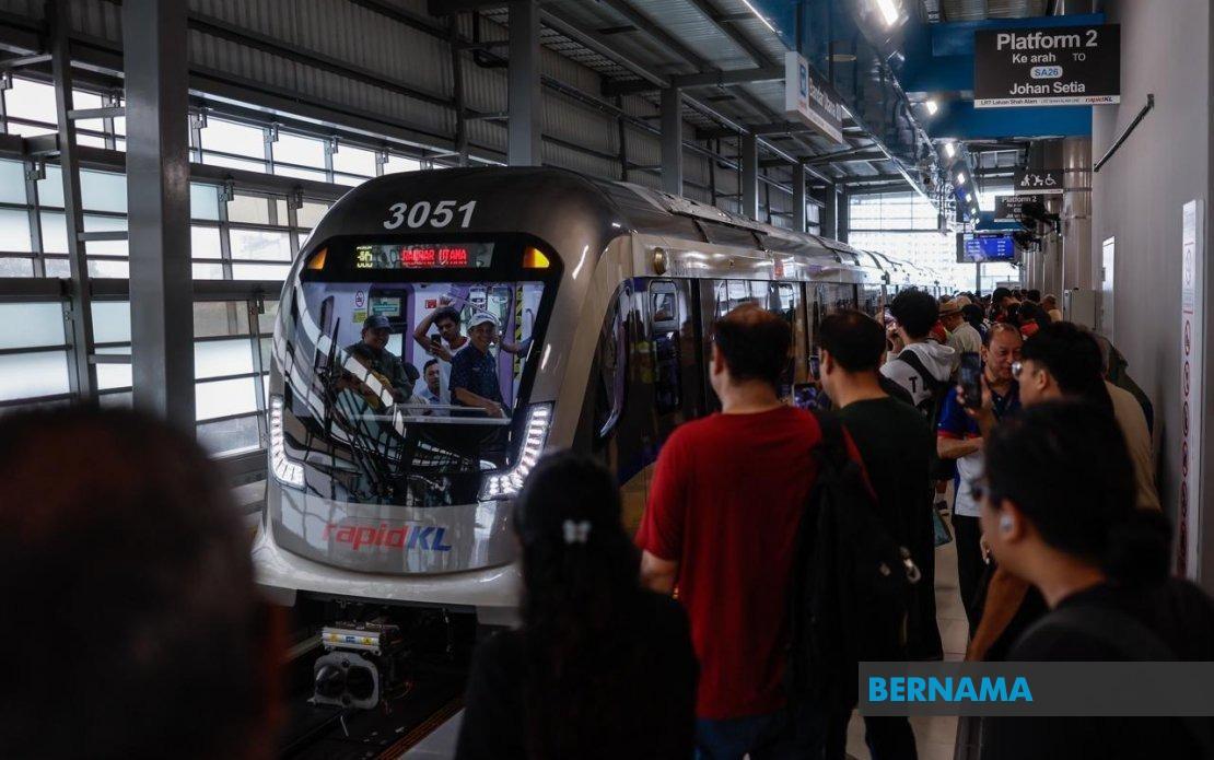 LRT3 Shah Alam Line Launches with 5,000-10,000 Expected Riders on Day One