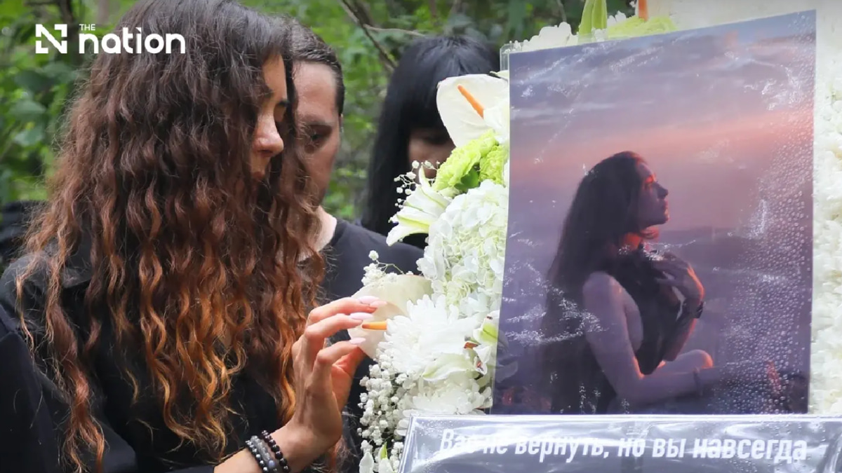 Russian siblings' mother honours victims at Thai memorial service