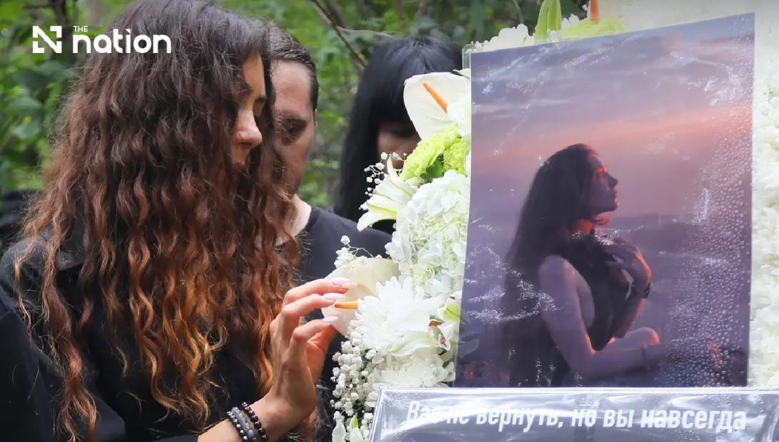 Russian siblings' mother honours victims at Thai memorial service