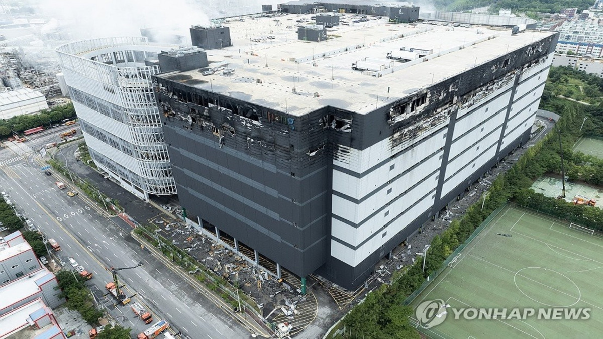 South Korean Warehouse Fire Brought Under Control After 61-Hour Battle