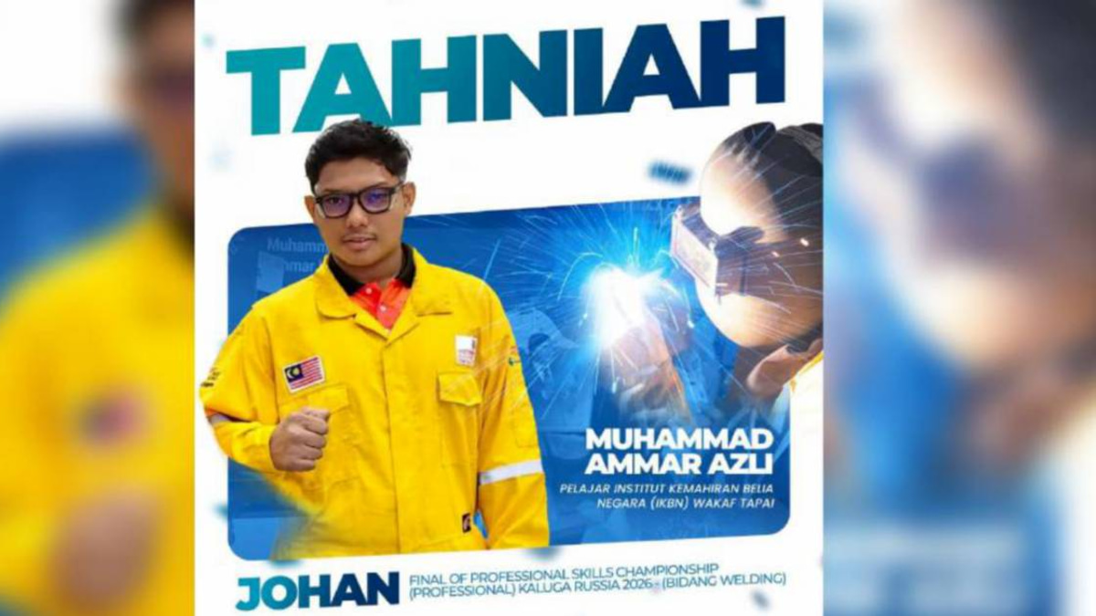 Ahmad Zahid lauds welding champion from national youth skills institute