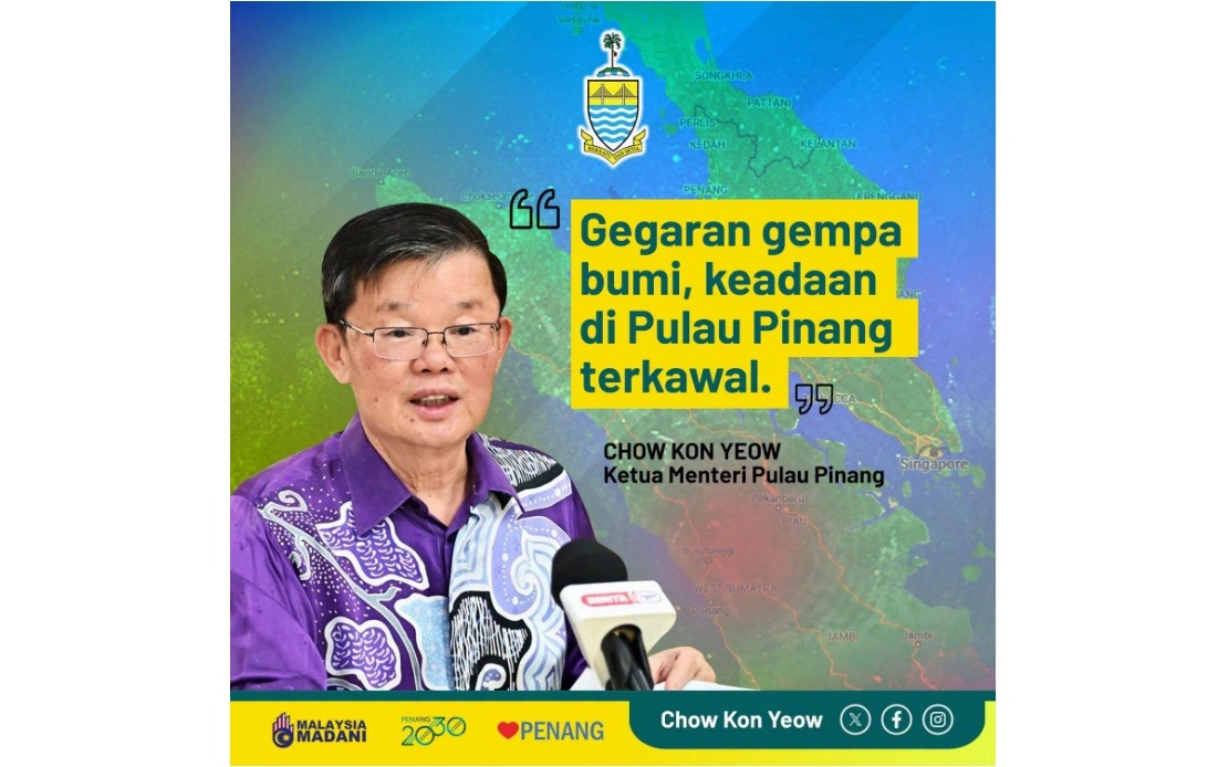 Penang Declares All Clear After Indonesia Earthquake Tremors; No Casualties