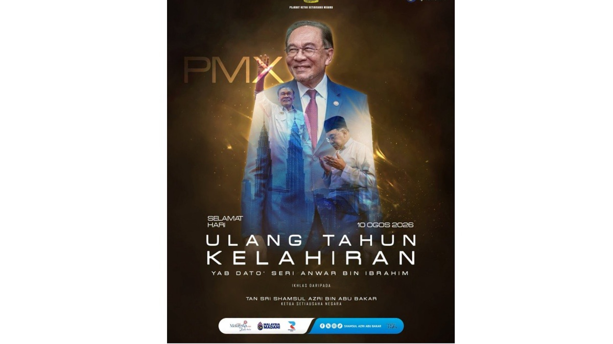 Government Leadership Marks PM Anwar's 79th Birthday with Wishes for Continued Strength