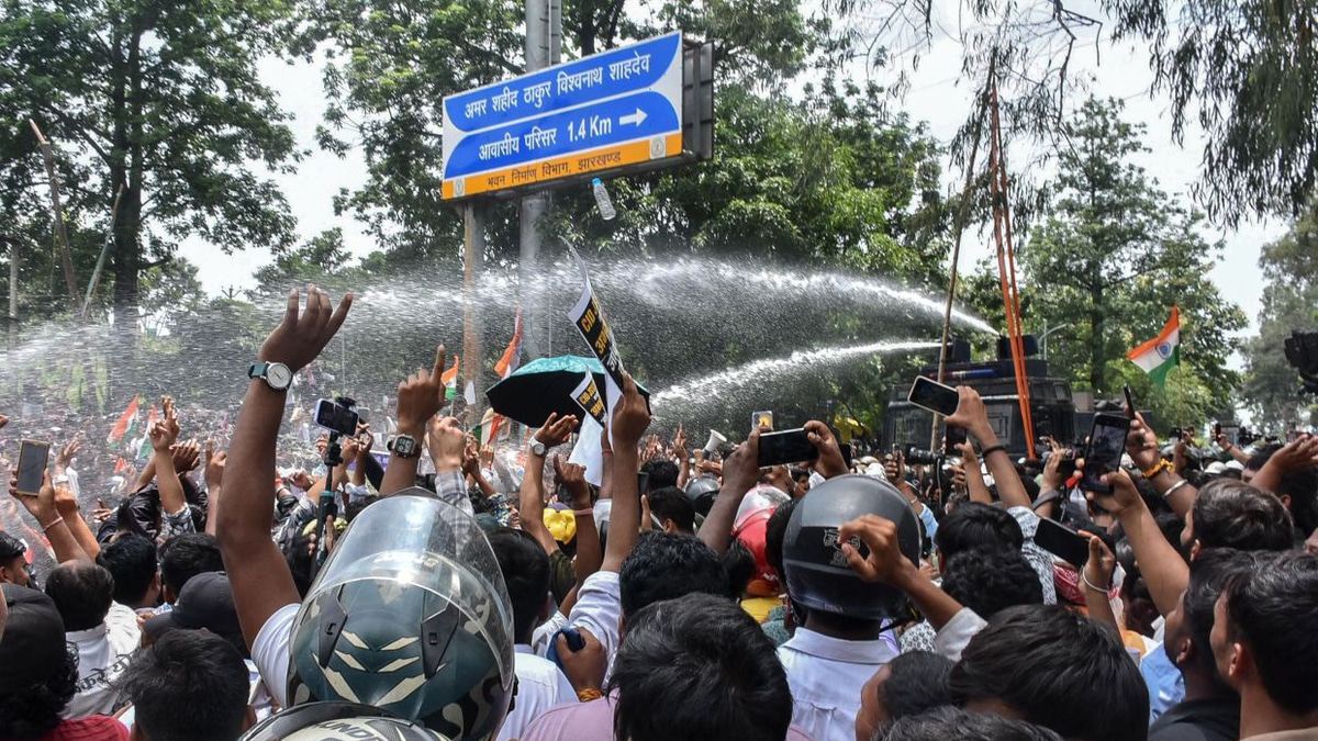 BJP Attacks Student Protest Group Over Jharkhand Involvement, Alleges Political Agenda