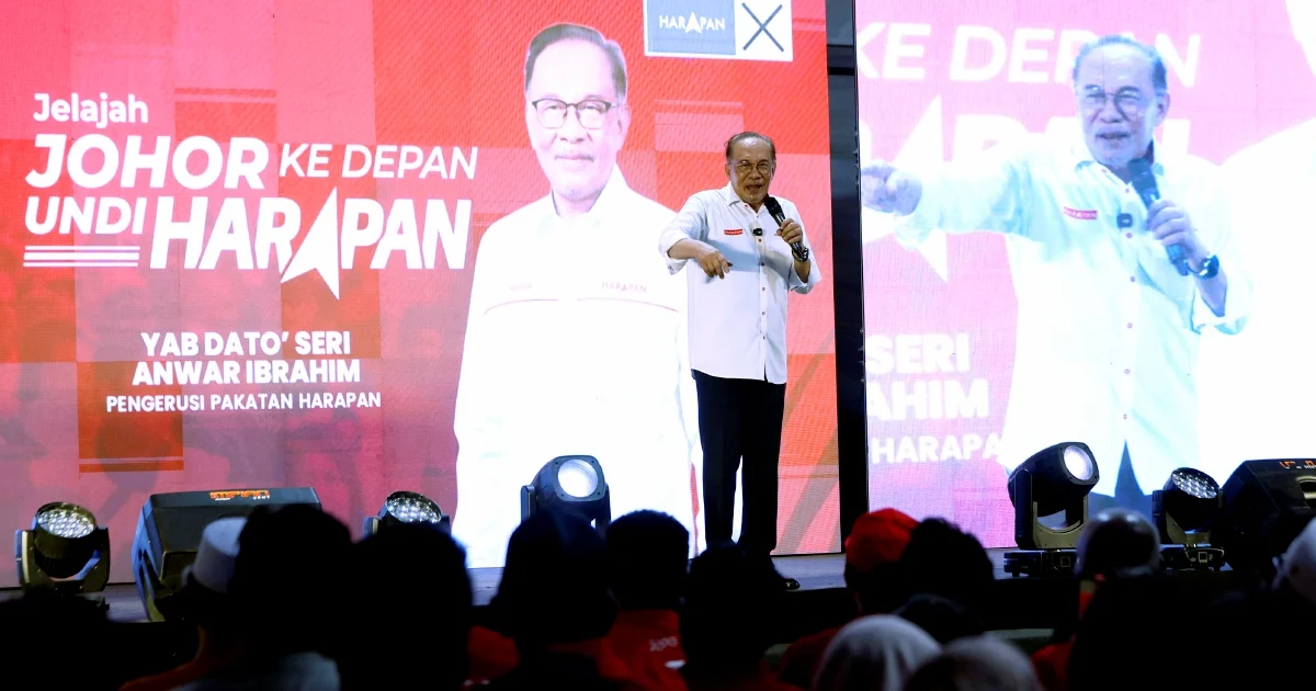 BN dissolved Johor assembly to reclaim lost political dominance, alleges Anwar