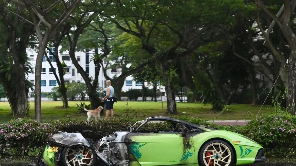 Singapore's East Coast Parkway hit by traffic chaos after sports car fire