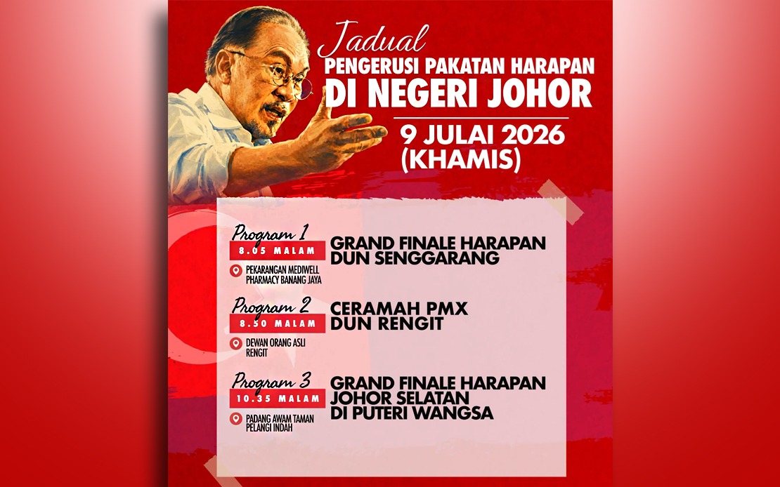 Anwar Intensifies Johor Campaign Push as Polling Day Approaches