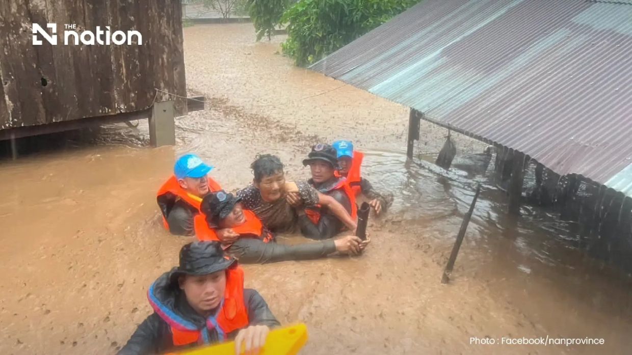 Flooding Sweeps Through Northern Thailand's Nan Province, Killing Two and Displacing Thousands