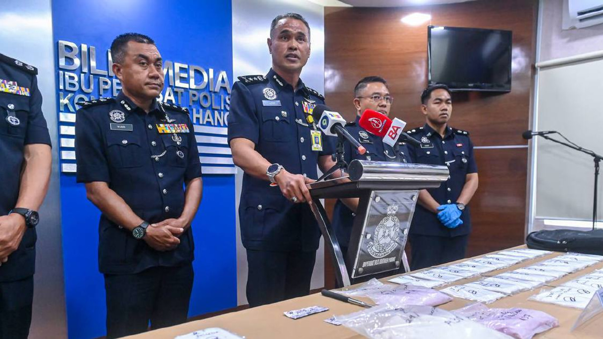 Thai woman and partner held with RM728,000 in drugs during Bentong raid
