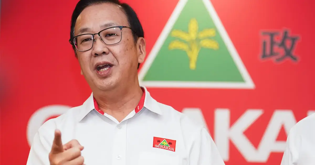 Gerakan Calls for Stronger PN Coalition Ahead of Johor and Negeri Sembilan Elections