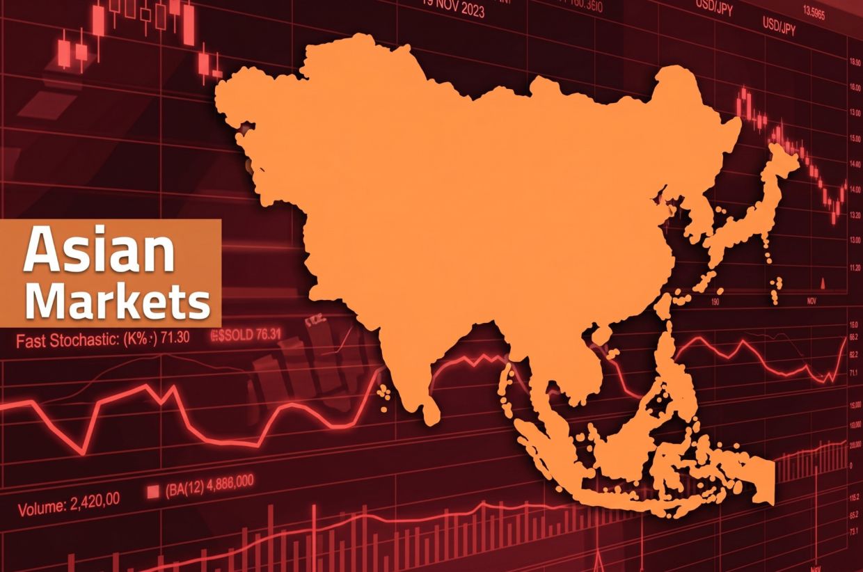 Asian Stocks Retreat as Middle East Tensions Push Oil Higher and Rate Hike Bets Rise