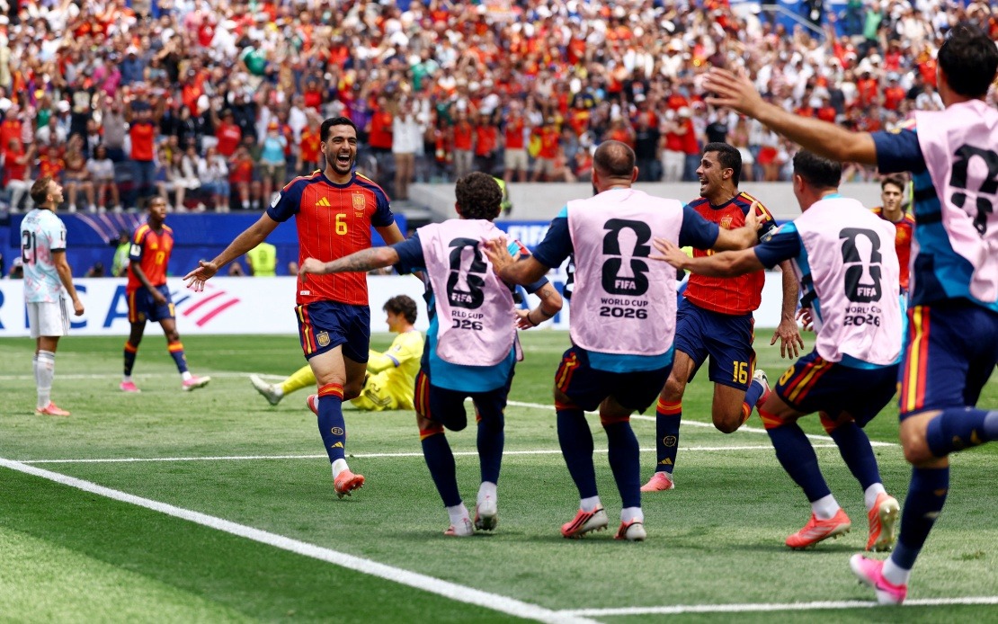 Spain Reaches World Cup Semi-Final After Merino's Late Strike Sinks Belgium
