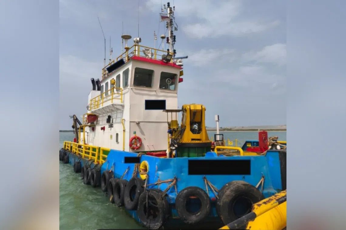 Eight tugboat crew members arrested for stealing marine gas oil off Singapore's Tuas waters