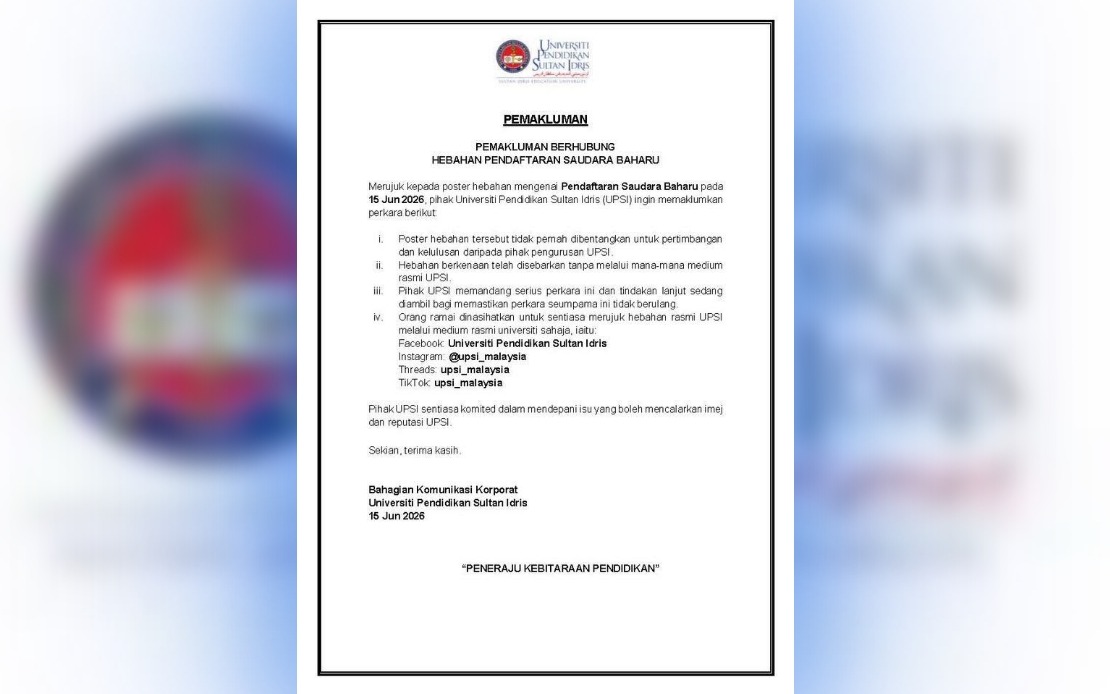 UPSI Disavows Viral 'New Muslim' Registration Poster, Denies Official Involvement