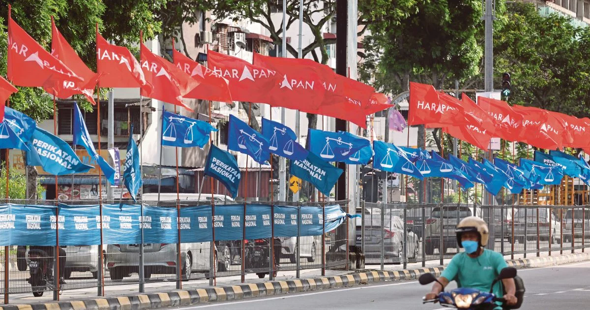 BN, PH and PN All Contesting in 33 Johor Seats as Election Competition Intensifies