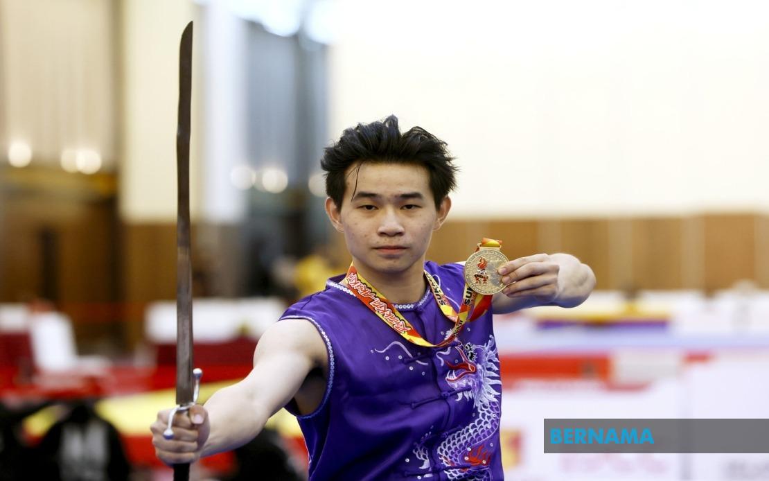 Din Jun Claims Gold in Wushu Finale, Overcomes Injury and Past Disappointments