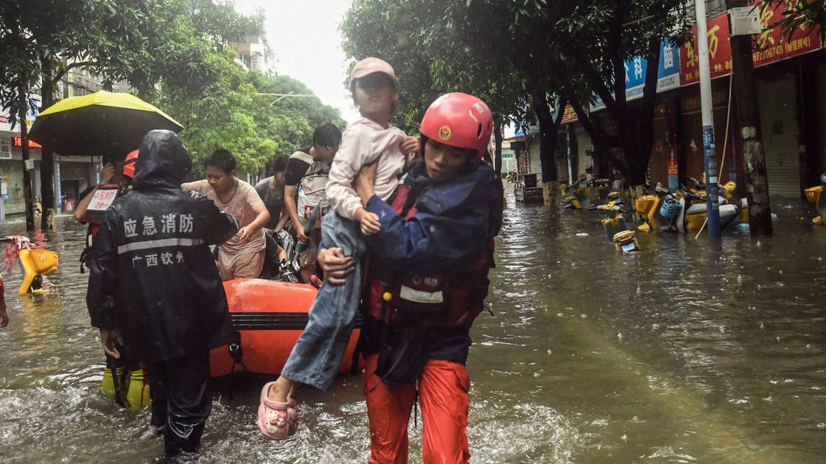 China battles multiple disasters as storms kill dozens, displace hundreds of thousands