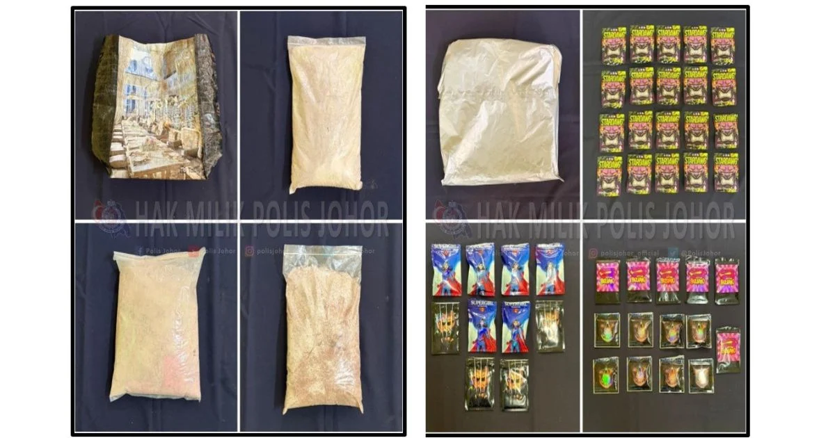 Married Couple Held After RM3.59mil Drug Haul in Johor