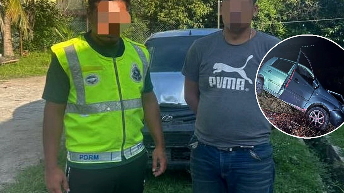 Man Arrested After High-Speed Chase and Vehicle Ramming in Kelantan