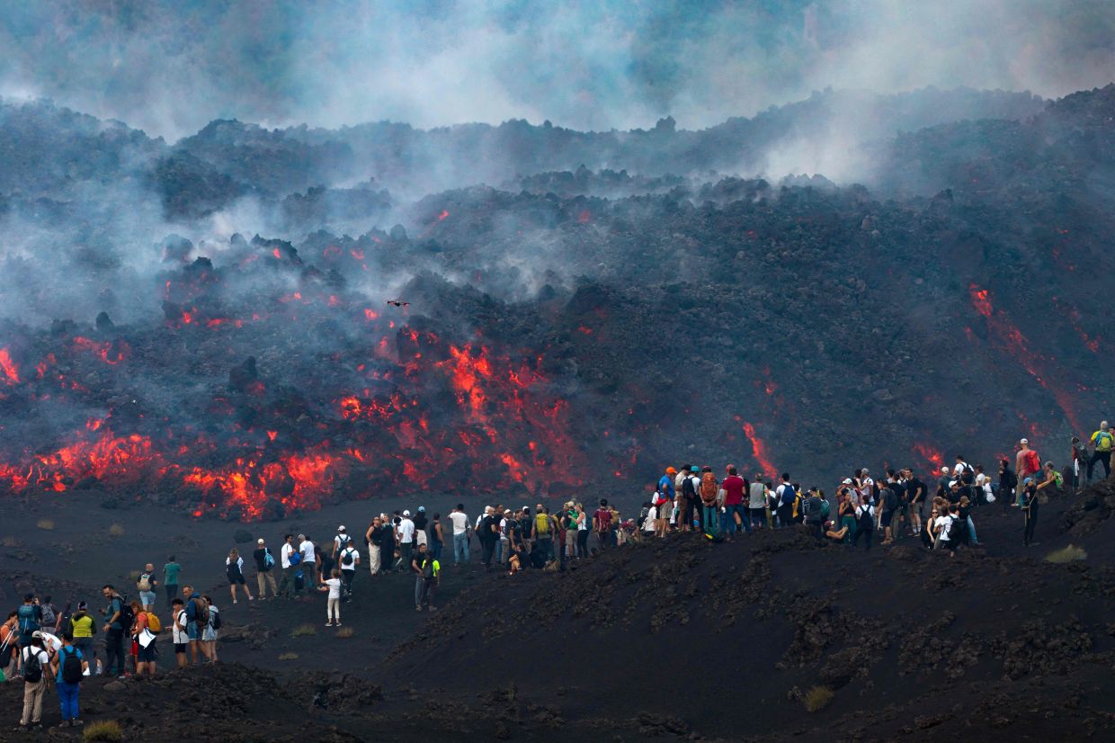 Europe's Most Active Volcano Draws Crowds Despite Safety Risks as Etna Erupts