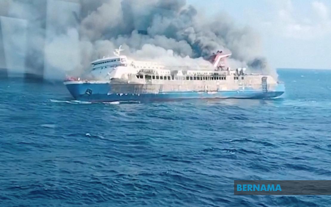 Five Dead, 41 Missing After Ferry Blaze Off Indonesia's Madura