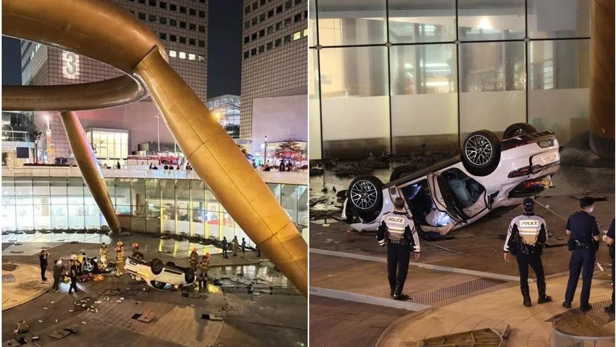 Singapore Driver Jailed for Crashing Into Suntec Fountain While Intoxicated