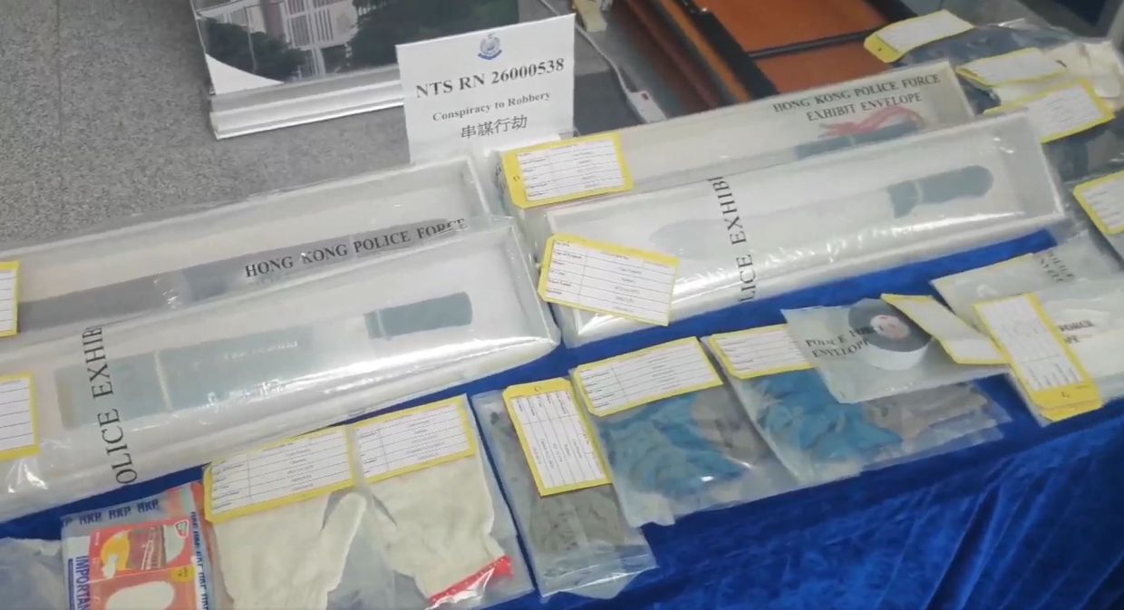 Seven arrested in Hong Kong airport gold heist; victim stabbed for HK$7 million haul
