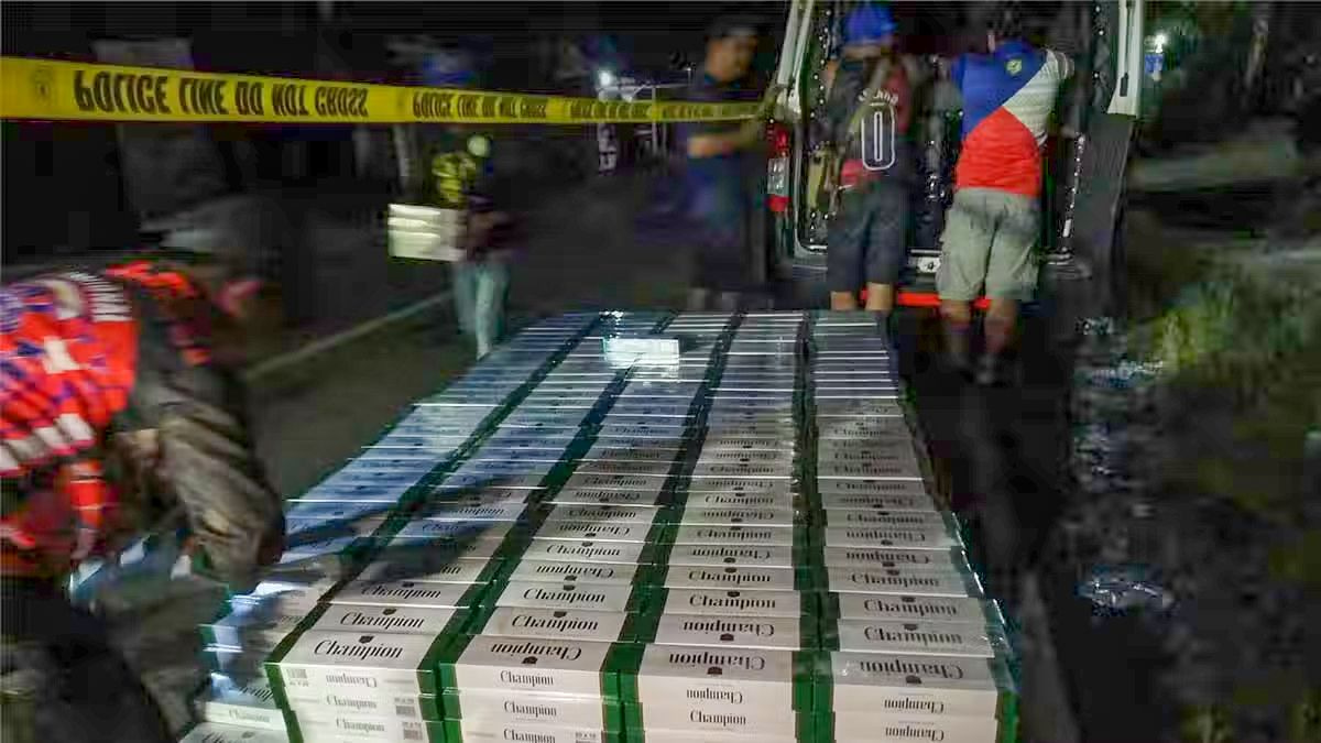 Police Officer and Businessman Arrested in P1.9 Million Cigarette Smuggling Case in Zamboanga