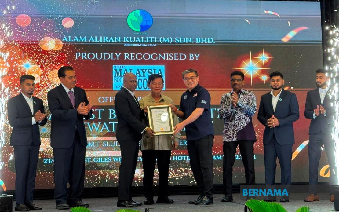 AAK Achieves Malaysian Book of Records Recognition for Penang's Largest Dewatering Plant