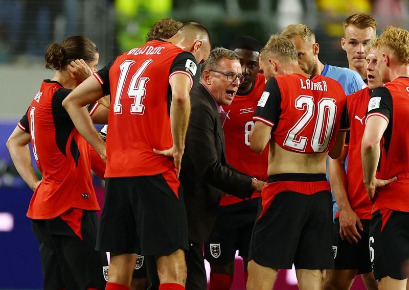 Austria's Rangnick praises World Cup debutants after narrow victory over spirited Jordan