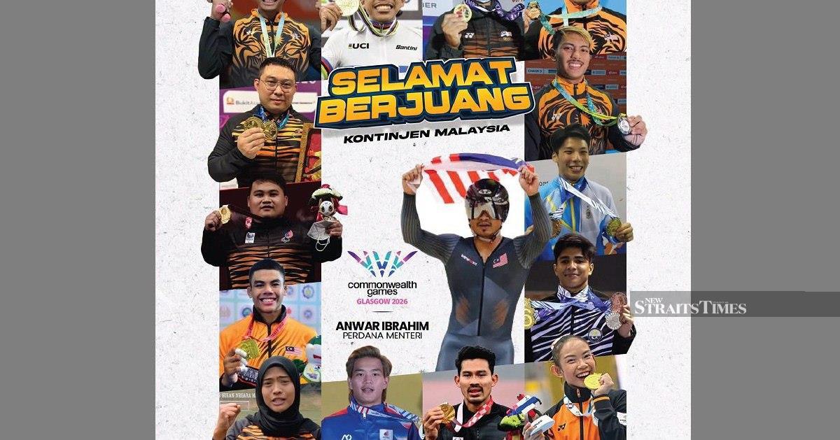 Anwar Rallies Malaysian Athletes as Commonwealth Games Contingent Prepares for Glasgow