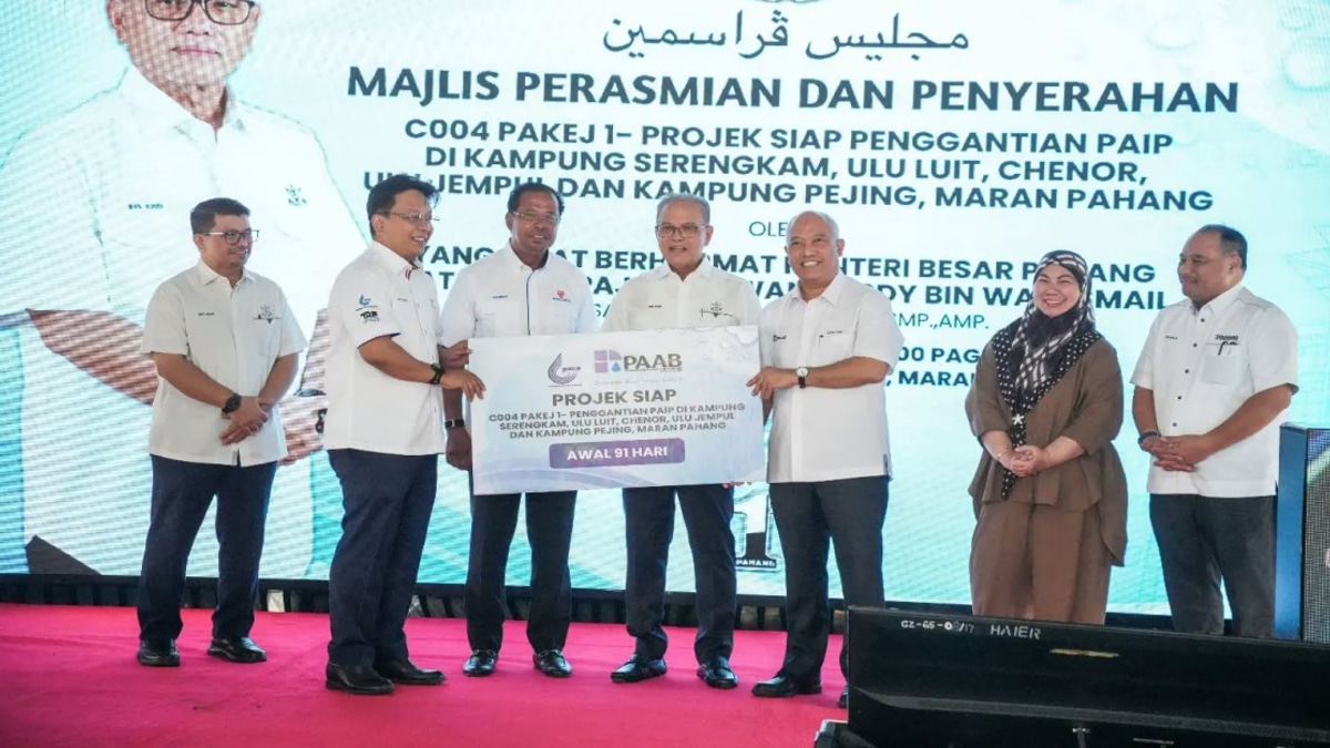 PAAB's RM11.19 Million Pipeline Upgrade Ends Two Decades of Water Woes in Maran