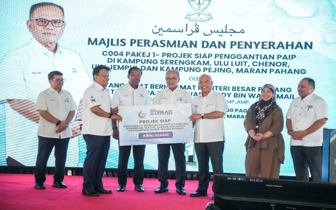 PAAB's RM11.19 Million Pipeline Upgrade Ends Two Decades of Water Woes in Maran