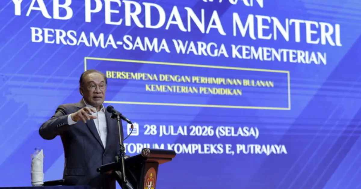 Form 6 to Remain Under Education Ministry, Confirms Anwar