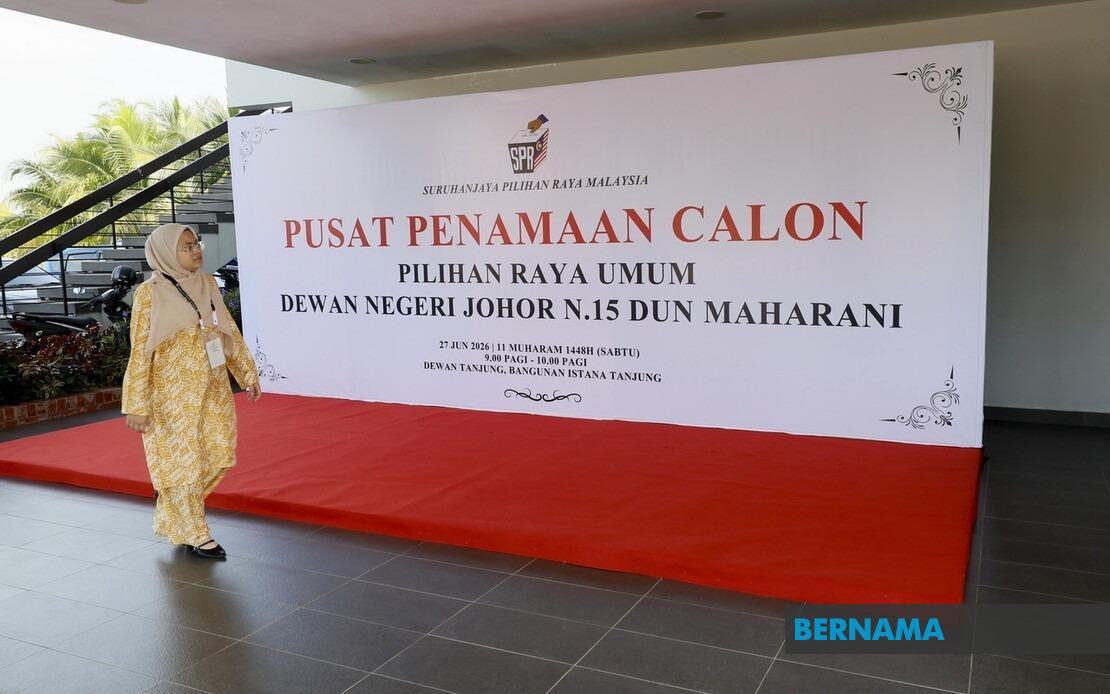 Johor's 16th State Election Kicks Off with Nominations Across 56 Centres
