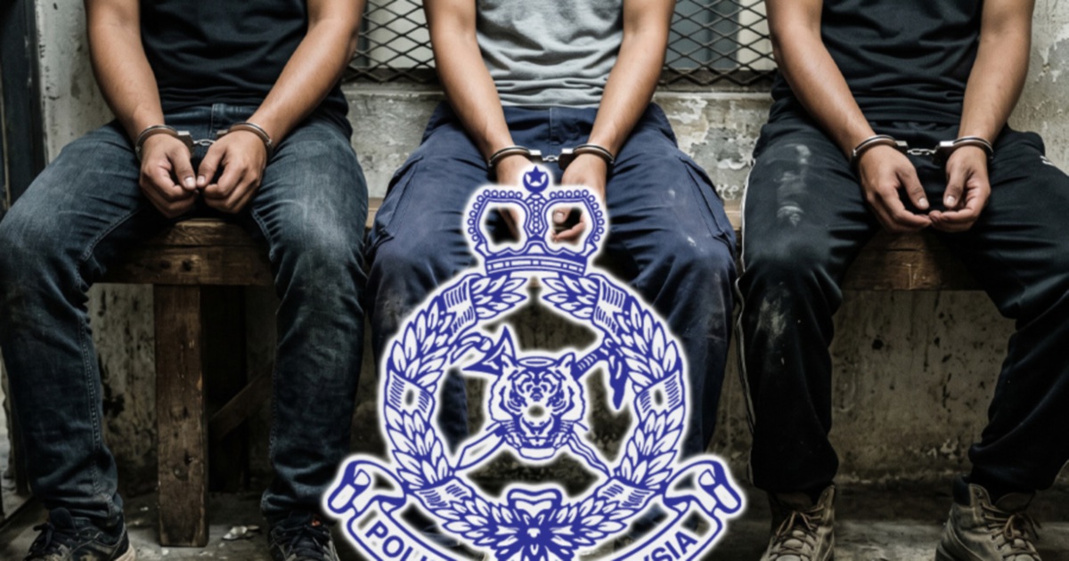 Three men arrested after motorcycle theft captured on viral social media video in Hulu Langat