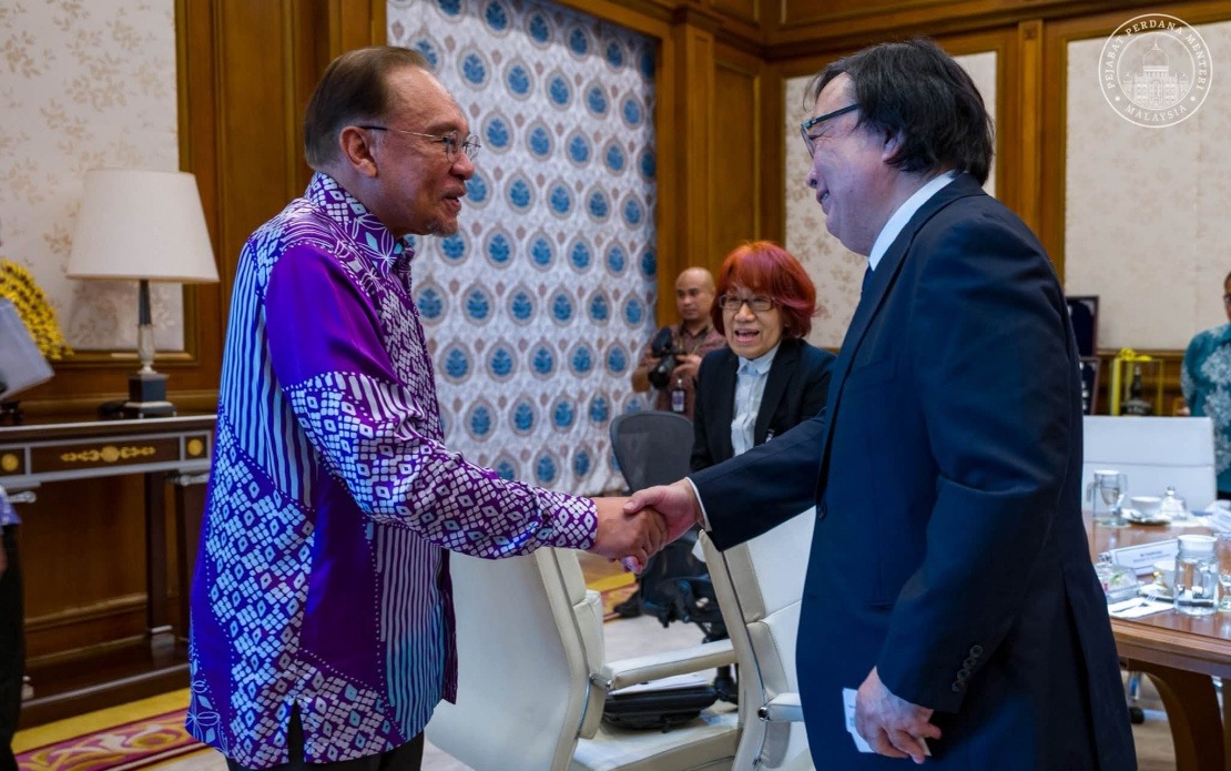 Anwar Meets Genron NPO Chief to Deepen Malaysia-Japan Strategic Ties